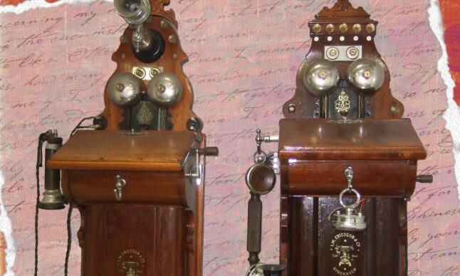 old Ericsson phones from 1894