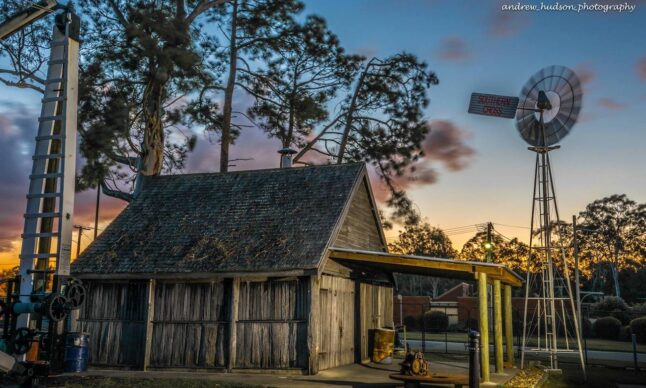 Redland-Museum-Blacksmith-Shed-night